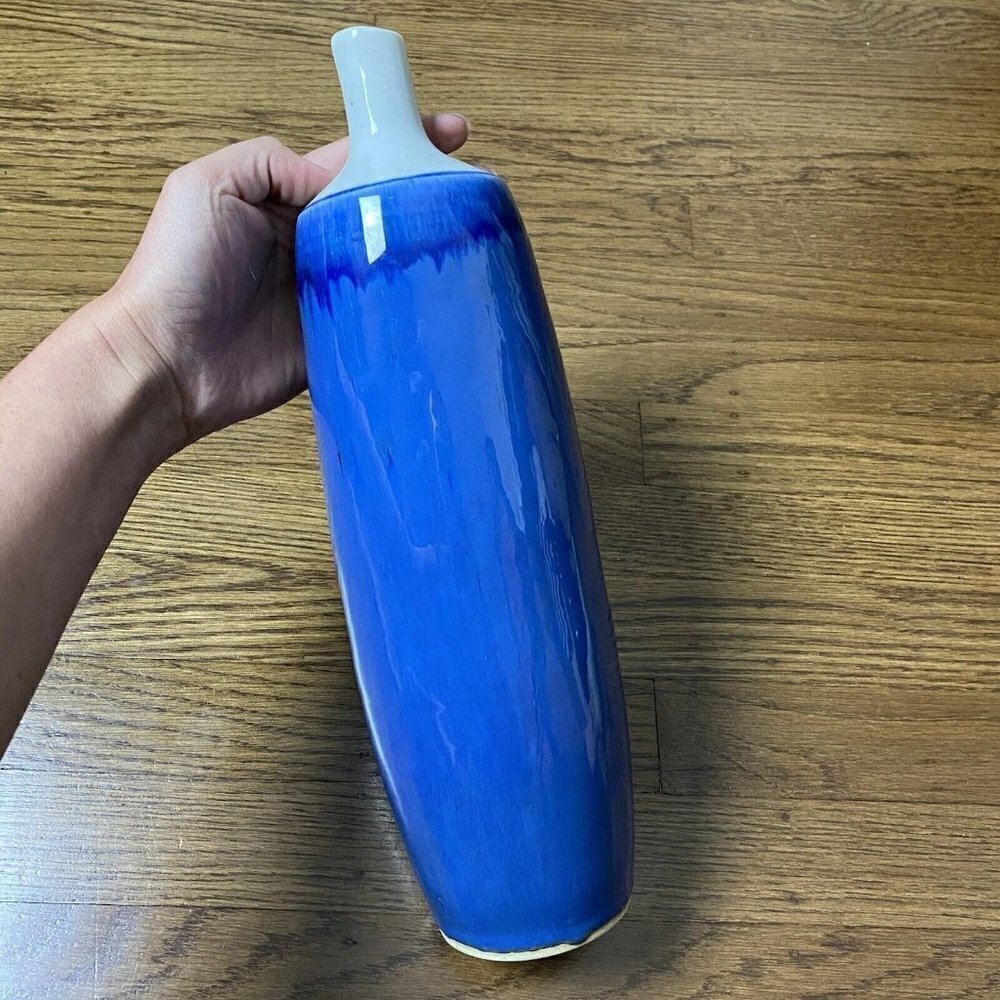 Artist Signed Ceramic Porcelain Vase